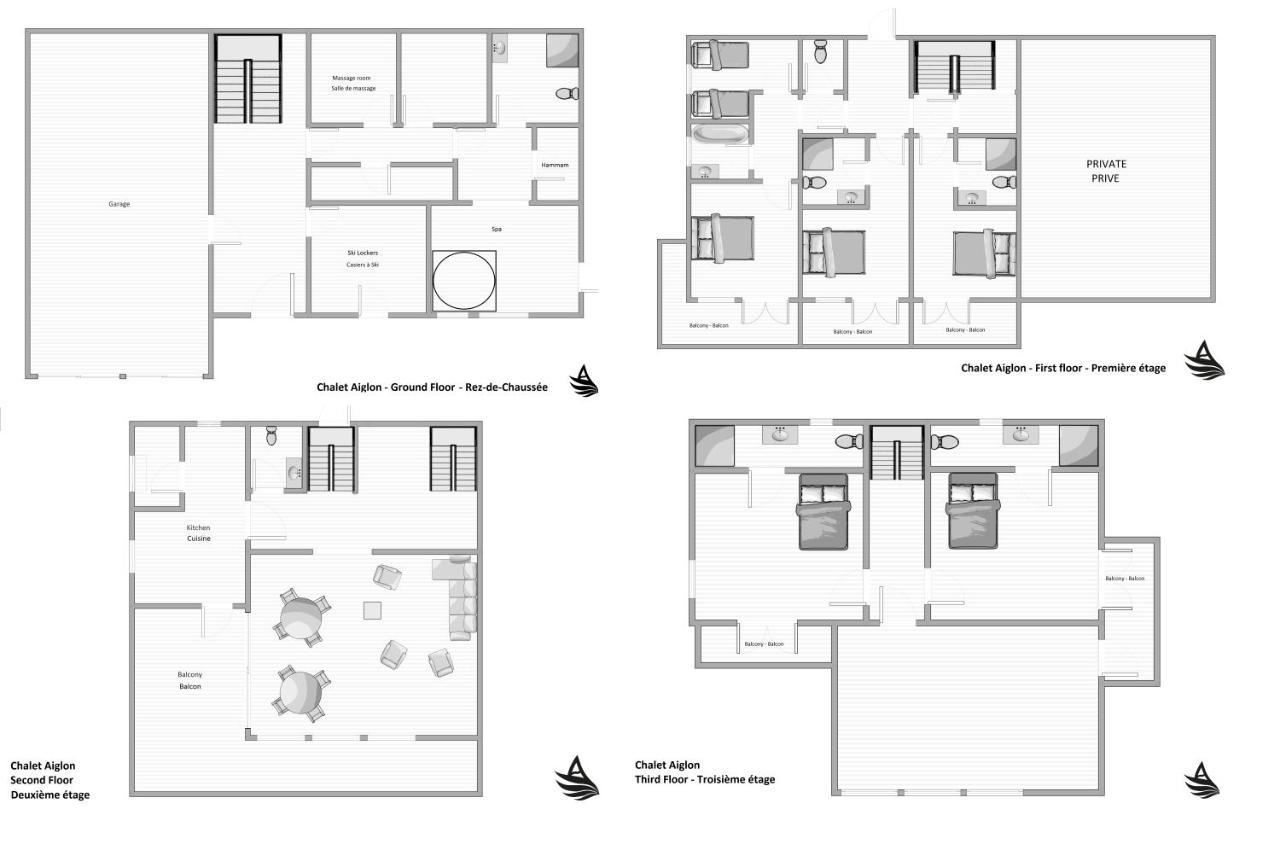 Chalet L'Aiglon Ла Розиер Екстериор снимка
